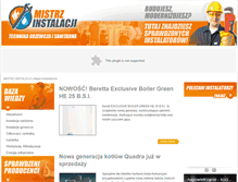 Tablet Screenshot of mistrz-instalacji.pl